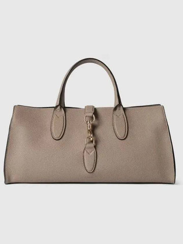 Medium tote bag hook closure beige leather 795282AZB0G1523 - GUCCI - BALAAN 1