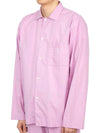 Poplin Long Sleeve Shirt Purple Pink - TEKLA - BALAAN 3