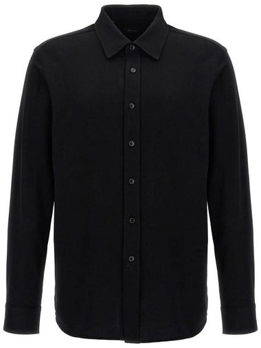 Brioni Cotton Piquet Shirt - BRIONI - BALAAN 1