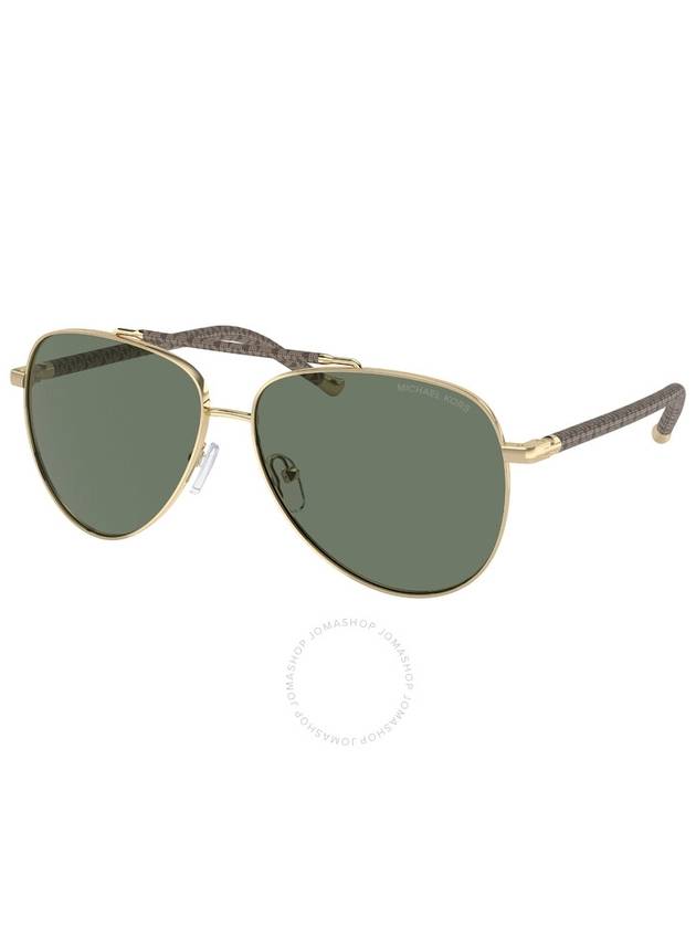 Michael Kors Green Pilot Ladies Sunglasses MK1146 10143H 59 - MICHAEL KORS - BALAAN 1