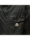 Men's SAMAKAR Logo Patch Hooded ZipUp Jacket Black 1A00152 595F3 999 - MONCLER - BALAAN 6