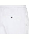 Cotton Fleece Cargo Bermuda Shorts White - STONE ISLAND - BALAAN 5