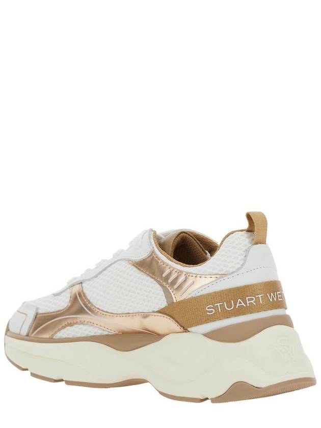 Multicolor Sneakers With Logo Embroidery On The Side And Logo Patch On The Heel In Leather And Mesh Woman - STUART WEITZMAN - BALAAN 3