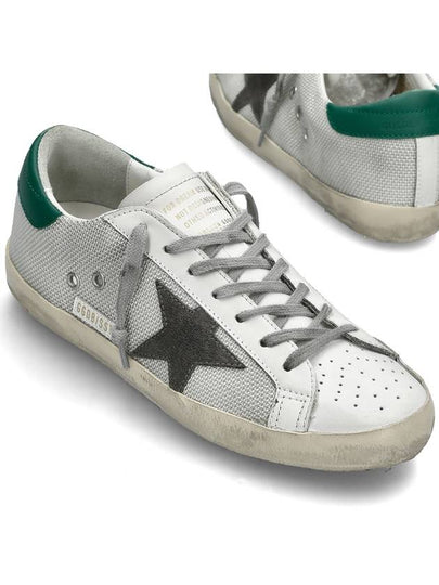 Super Star Mesh Panel Low Top Sneakers White - GOLDEN GOOSE - BALAAN 2