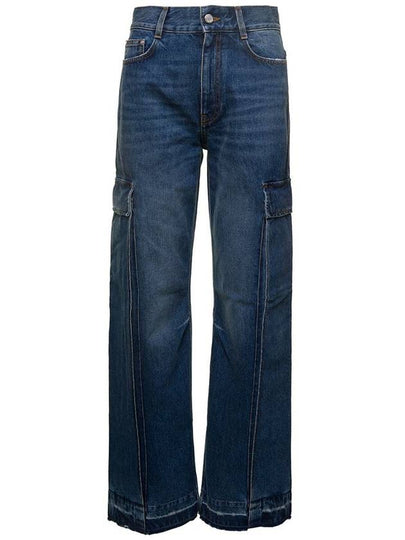 Denim Straight Pants 6D0182 3SPH334003 BLUE - STELLA MCCARTNEY - BALAAN 2