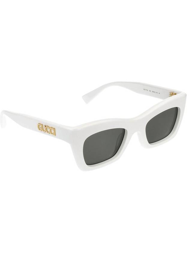 24SS Sunglasses GG1773S 002 WHITE WHITE GRAY - GUCCI - BALAAN 5