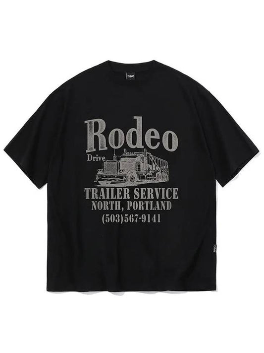 Rodeo short sleeve t-shirt black - CRUMP - BALAAN 1