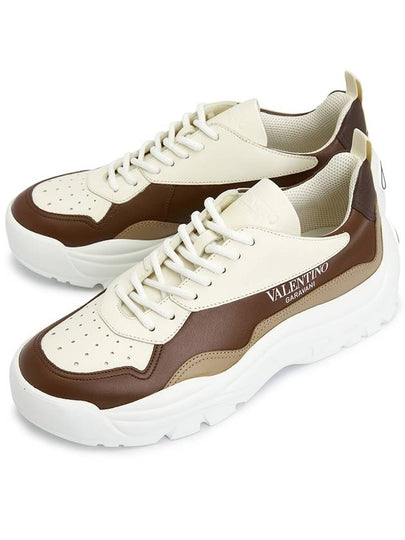 Gumboy Low Top Sneakers Brown - VALENTINO - BALAAN 2