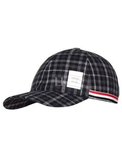 Classic 6-Panel Ball Cap Charcoal - THOM BROWNE - BALAAN 2