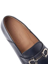 Gancini Ornament Loafer Black - SALVATORE FERRAGAMO - BALAAN.