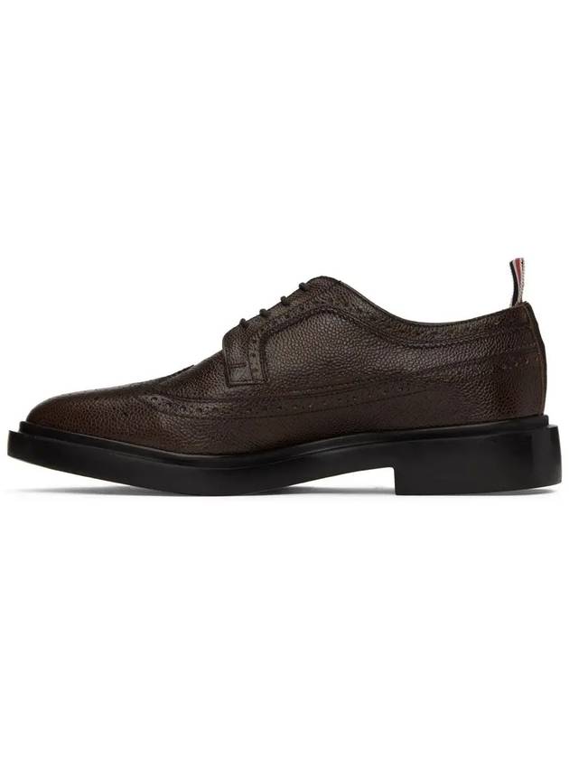 Classic Long Wing Leather Brogue Brown - THOM BROWNE - BALAAN 5