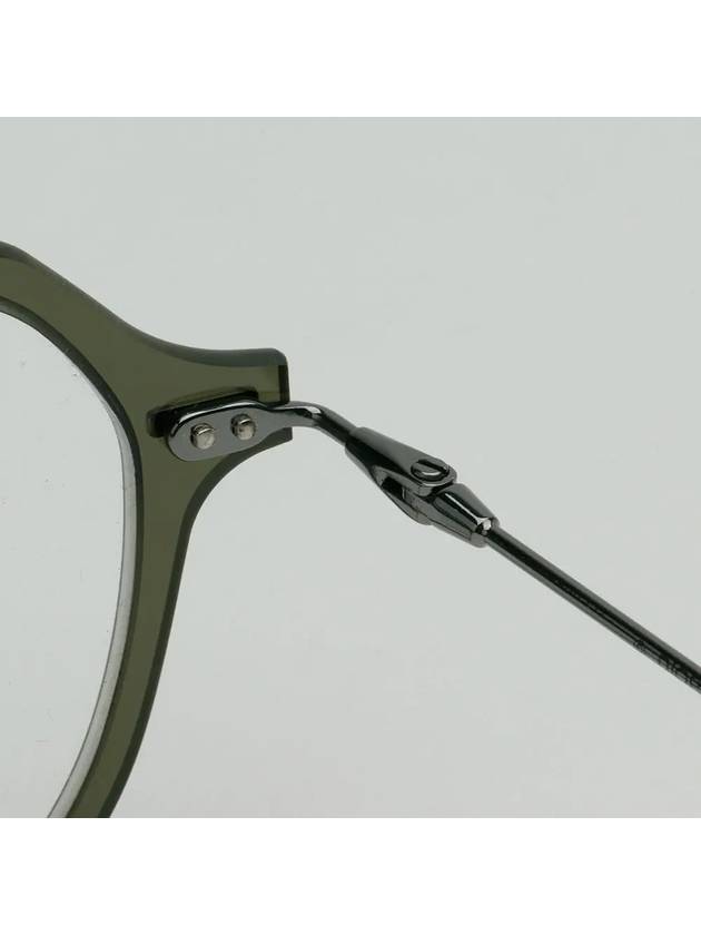 Glasses frame DISAPPEAR04 1ED transparent horn rim green square - DIOR - BALAAN 6