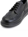 Men's Hybrid Lace-Up Derby Shoes Black - ALEXANDER MCQUEEN - BALAAN.