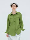 Double lip color shirt yellowish green - KOOKEESEE - BALAAN 3