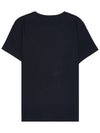 Zeffreh Velvet Short Sleeve T-Shirt Black - ISABEL MARANT - BALAAN 3