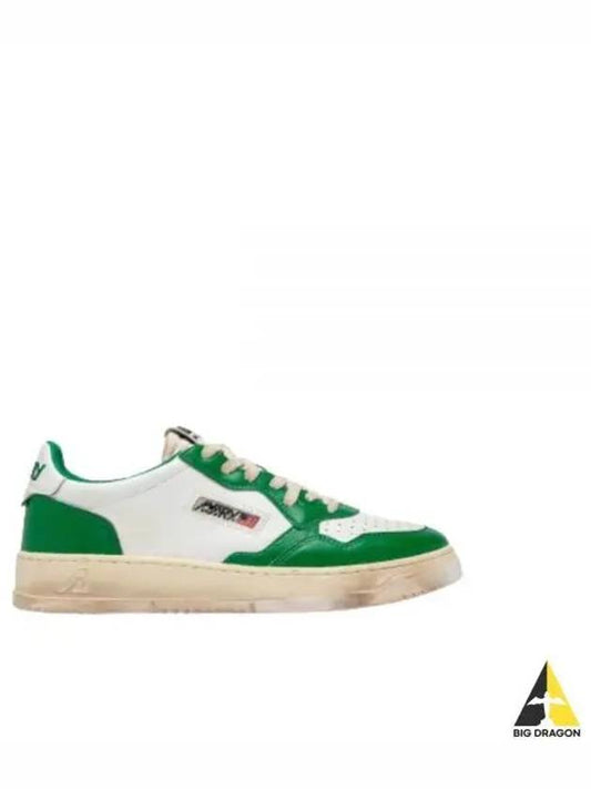 Super Vintage Low Top Sneakers Green - AUTRY - BALAAN 2