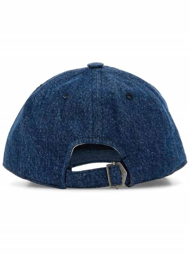 Tomas Embroidered Logo Ball Cap Blue - ISABEL MARANT - BALAAN 3