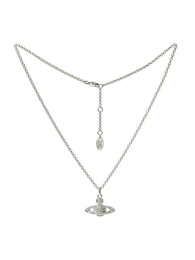 Mini Bas Relief Pendant Necklace Silver - VIVIENNE WESTWOOD - BALAAN.