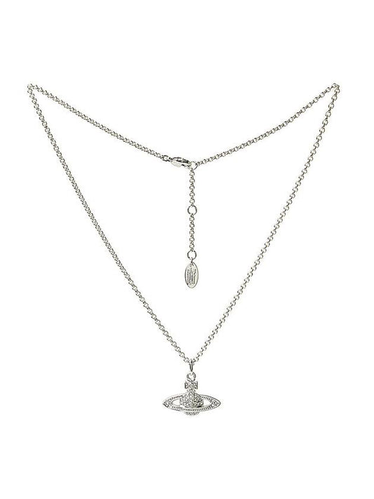 Mini Bas Relief Pendant Necklace Silver - VIVIENNE WESTWOOD - BALAAN.