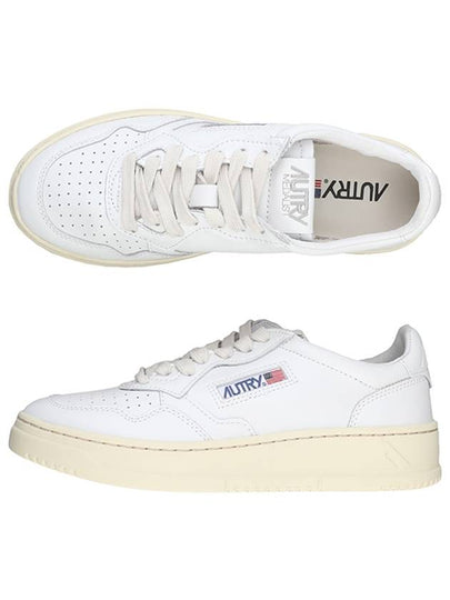 Medalist Leather Low Top Sneakers White - AUTRY - BALAAN 2