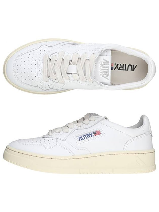 Medalist Leather Low Top Sneakers White - AUTRY - BALAAN 2