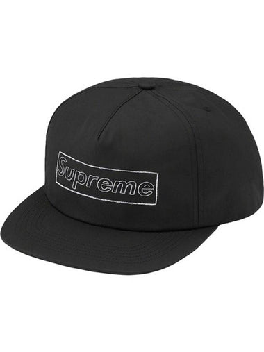 x Kaws Chalk Logo 5Panel Black - SUPREME - BALAAN 1