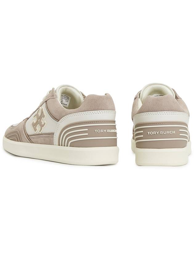 Women's Clover Court Low Top Sneakers Beige - TORY BURCH - BALAAN 7