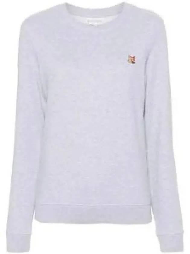 Fox Head Patch Regular Sweatshirt Grey - MAISON KITSUNE - BALAAN 2