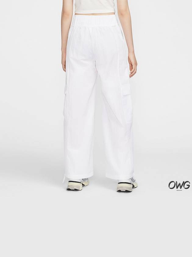 NSW Woven Cargo Track Pants White - NIKE - BALAAN 3