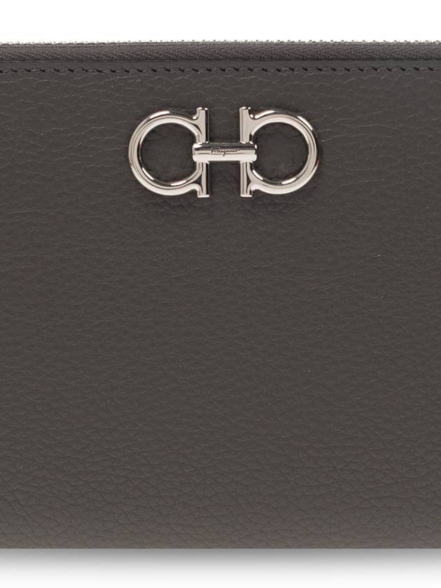 FERRAGAMO Leather Wallet, Women's, Grey - SALVATORE FERRAGAMO - BALAAN 5