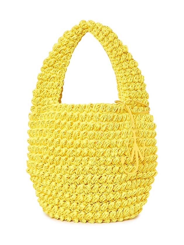 Logo Charm Popcorn Tote Bag Yellow - JW ANDERSON - BALAAN 2