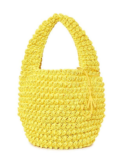 Logo Charm Popcorn Tote Bag Yellow - JW ANDERSON - BALAAN 2