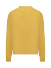 Logo Crew Neck Jumper Knit Top Yellow - JW ANDERSON - BALAAN 3