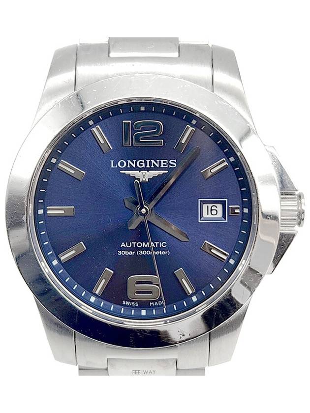 Conquest Steel Watch L3 276 4 L967572 - LONGINES - BALAAN 1