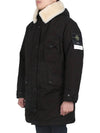 David TC Down Jacket Black - STONE ISLAND - BALAAN 5