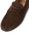 Men's City Gomino Suede Driving Shoes Brown - TOD'S - BALAAN 8