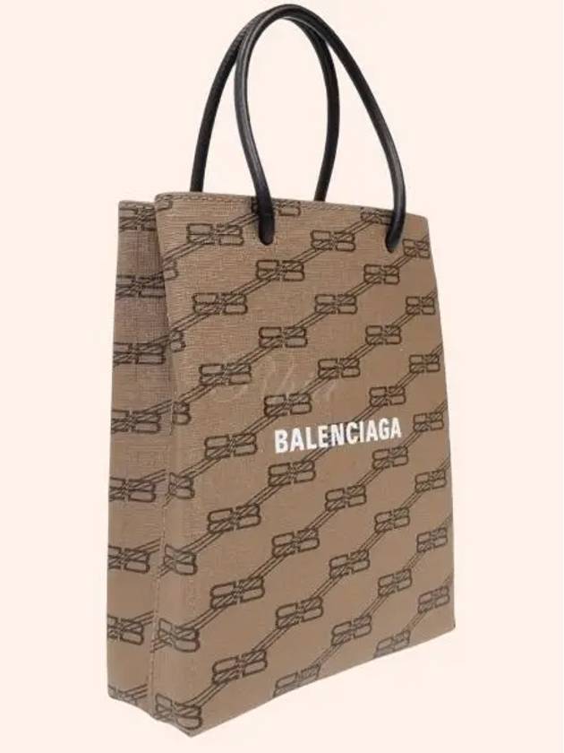 BB Monogram Mini Tote Bag Brown - BALENCIAGA - BALAAN 2