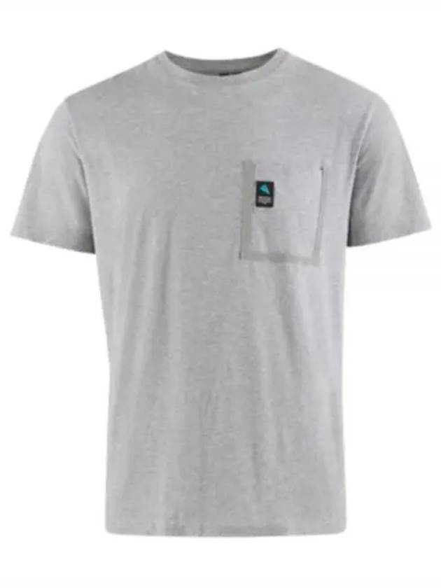 Luna Pocket SS Tee Man Gray Melange 20685M21 905 - KLATTERMUSEN - BALAAN 2