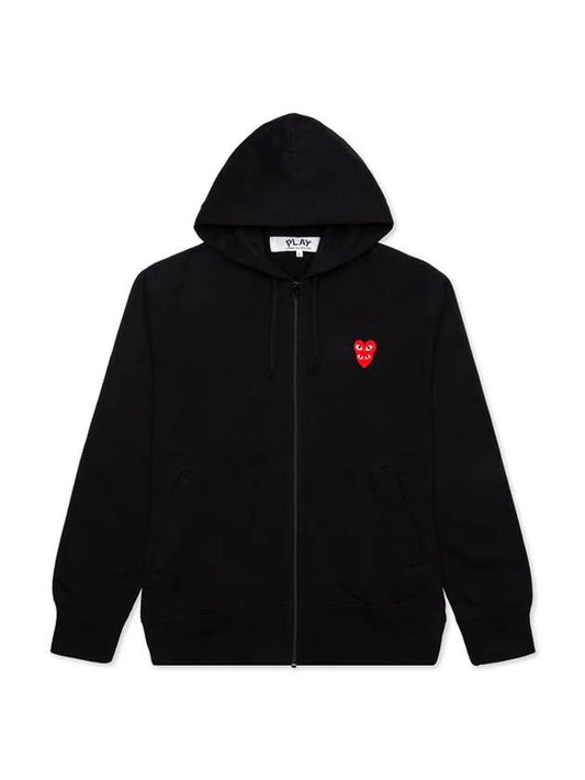 Double Eye Hoodie Zip-Up Black P1 T2931 - COMME DES GARCONS - BALAAN 1