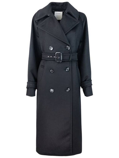 Belt Wool Double Peacoat Black - MAX MARA SPORTMAX - BALAAN 2