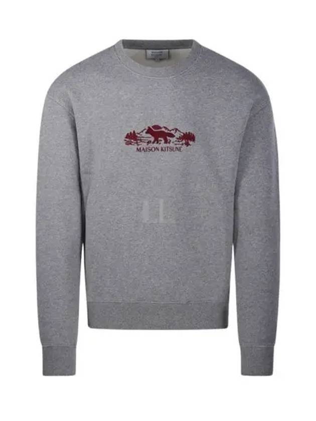 Outdoor Profile Fox Comfort Sweatshirt Grey - MAISON KITSUNE - BALAAN 2