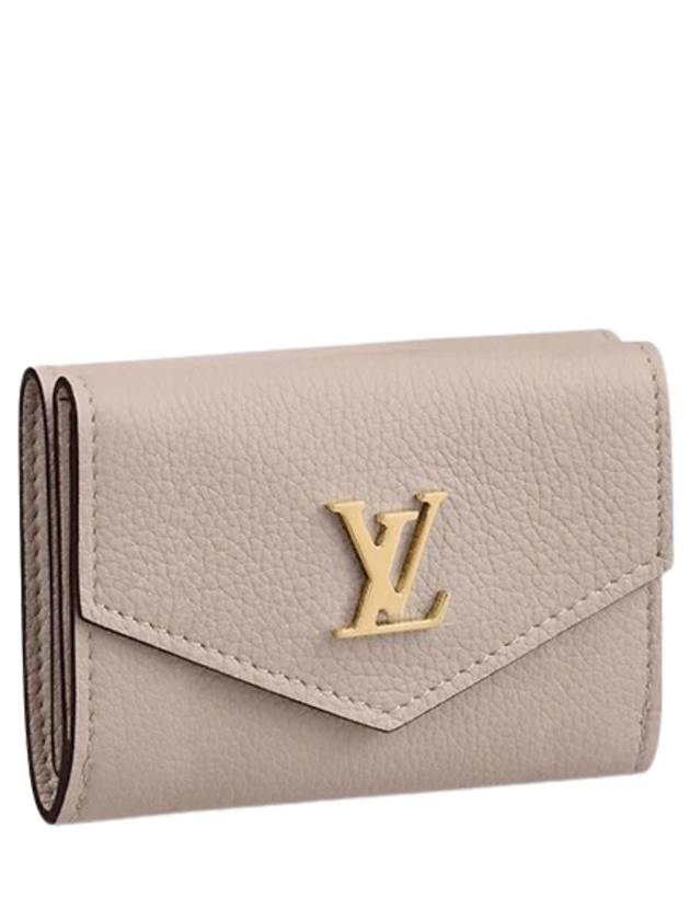 Lock Mini Half Wallet Grey - LOUIS VUITTON - BALAAN 1