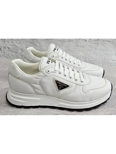 Prax 1 Re-Nylon Low Top Sneakers White - PRADA - BALAAN 2