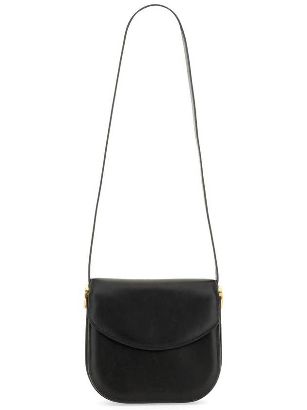 BLACK Padded leather Coin shoulder bag J07WG0055 P6569 001 - JIL SANDER - BALAAN 2