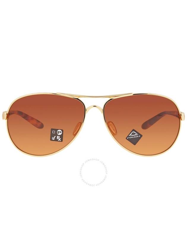 Oakley Feedback Prizm Brown Gradient Pilot Ladies Sunglasses OO4079 407941 59 - OAKLEY - BALAAN 1