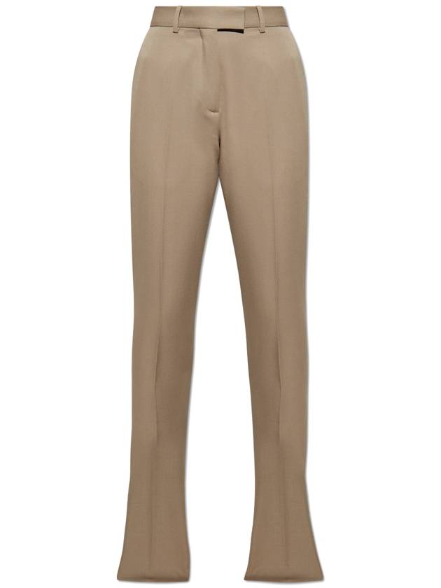 The Attico Wool Trousers, Women's, Beige - THE ATTICO - BALAAN 1