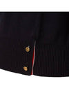 4 Bar Armband Milano Stitch Knit Top Navy - THOM BROWNE - BALAAN 8