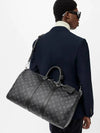 Louis Vuitton Keepall 45 Bandouliere Monogram Eclipse Duffel Bag Grey - LOUIS VUITTON - BALAAN 5