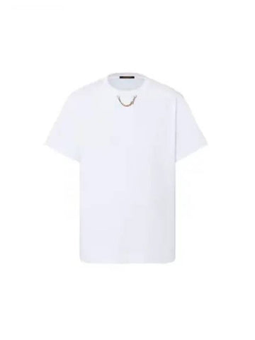 Chain Detail T Shirt 1AFDKP - LOUIS VUITTON - BALAAN 1