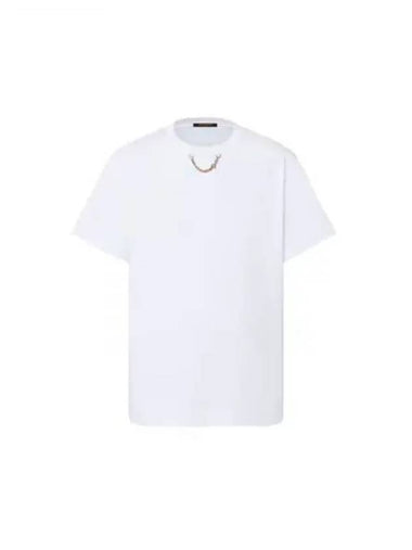 Chain Detail T Shirt 1AFDKP - LOUIS VUITTON - BALAAN 1